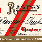 Raspay Primitivo Reserva, DO Alicante